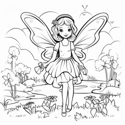 fairy in forest