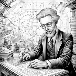 male psychology teacher puzzling over statistics