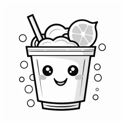 make a logo with bubble writing chubby yum buds add cartoon pictures of lemonade brownies and souvlakie