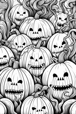 pumpkins spooky