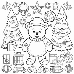 24 chrismas things symmetrical