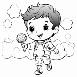 membuat poto menjadi coloringpage