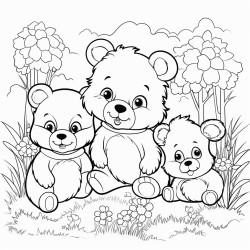 create cute animals coloring pages