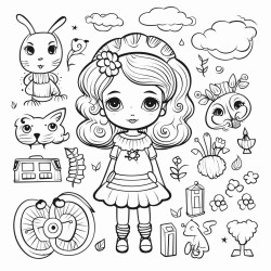 crer 10 pages de dessins a colorier pour les enfants