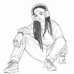 prompt y2k cute chic black girls fashion hip hop money