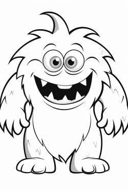 monstre qui fait peur a un enfant