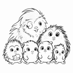 Moustros tiernos bonitos