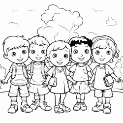 children at preschool