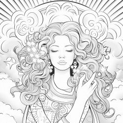 spirtual aesthetic think magical lady powerful woman
