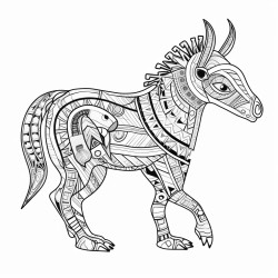 a single oaxacan alebrije