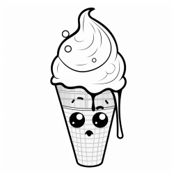 dropped ice cream cone with crying kid