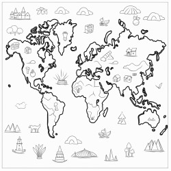a map of the world