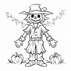 halloween scarecrow