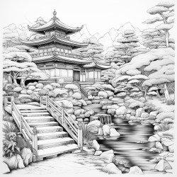 japanese zen garden