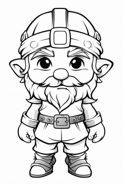 a cute dwarf little boy
