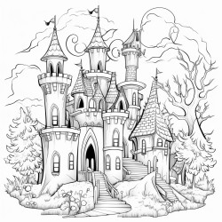 spooky castle