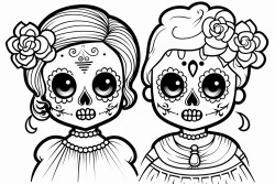 una momia de dia de muertos