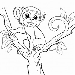 monkey in tree