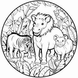 animals in the jungle