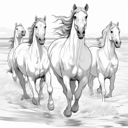 un grupo de canguros cerca de la playa