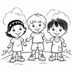 children at preschool