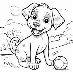 dog playing fetch