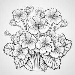 geraniums
