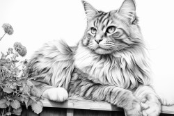 un gato