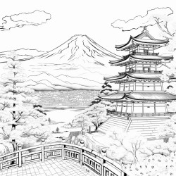 mount fuji in japan