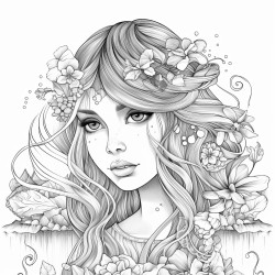a elf girl who is water themed