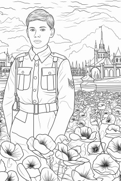 a remembrance day scene