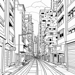 sao paulo street wall art  bold lines pop art