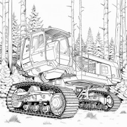 forestry machine harvester