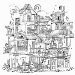 house with dosp homeschoolers inside