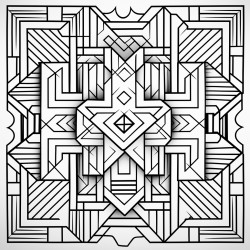 geometric pattern full page