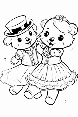 teddy bears dancing