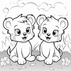 cute coloring book for toddlers