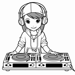a female dj