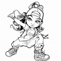 little girls hip hop style