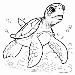 a cute icelandic sea turtle