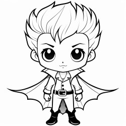 a cute boy vampire