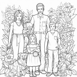 la familia de hormigas trabajando en equipo para transportar las hojas