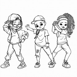 little girls hip hop style