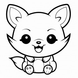 kawaii animal smiling