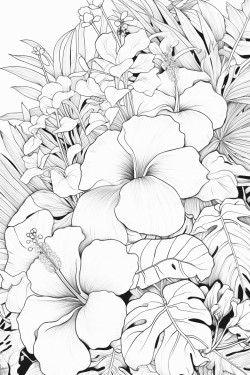 tropicl forest flowers