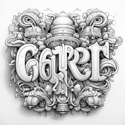 graffiiti text rofs crew