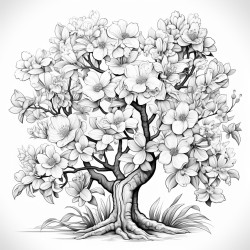 flowering dogwood tree
