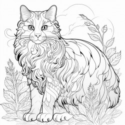 a norwegian forest cat