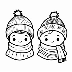 ugly sweater hats scarfs