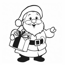 gen zee santa with bag of presents